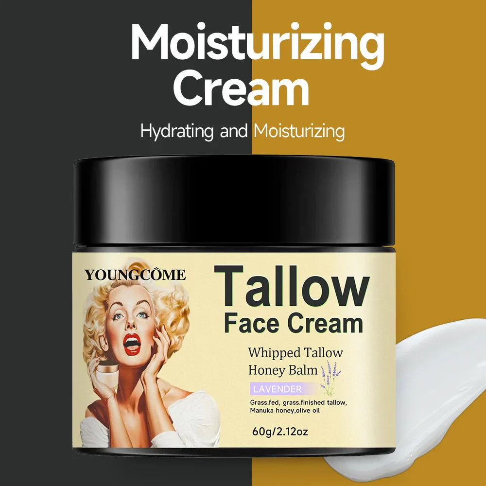 100% Grass Fed Whipped Vanilla Beef Tallow Moisturizer