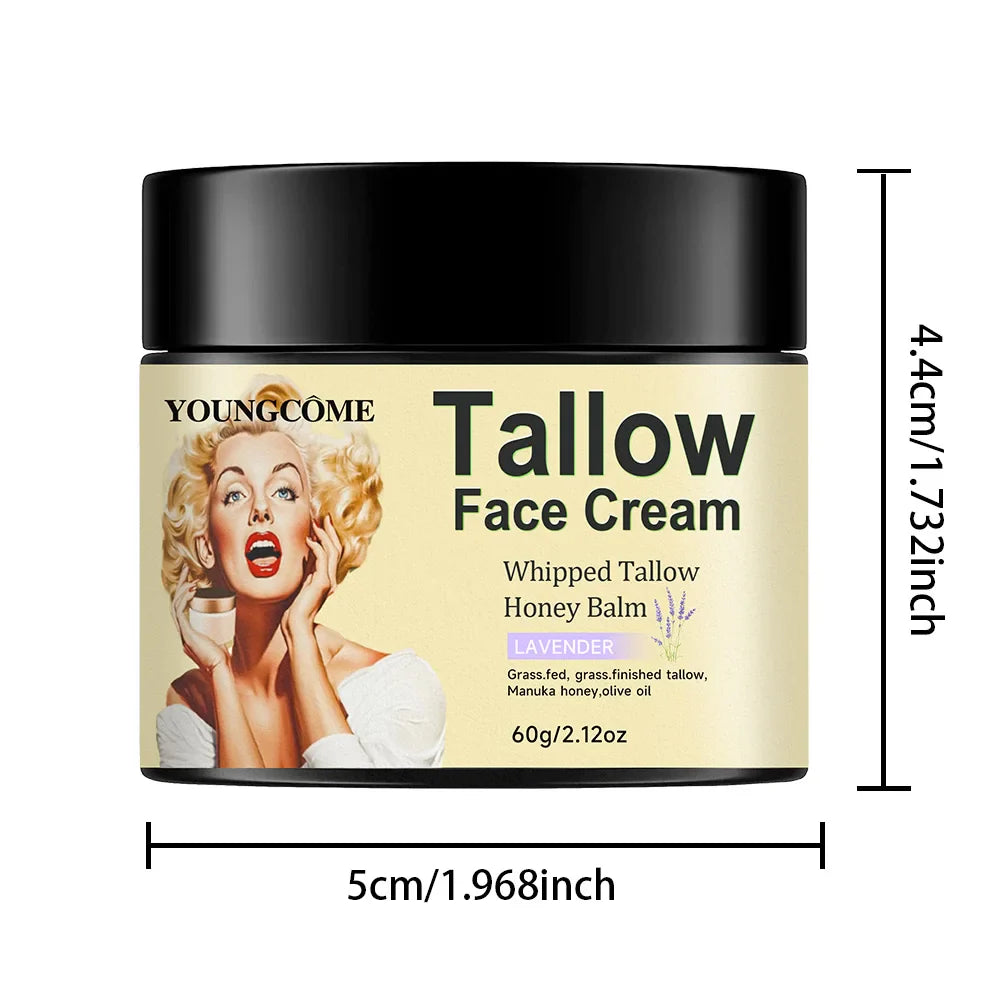 100% Grass Fed Whipped Vanilla Beef Tallow Moisturizer